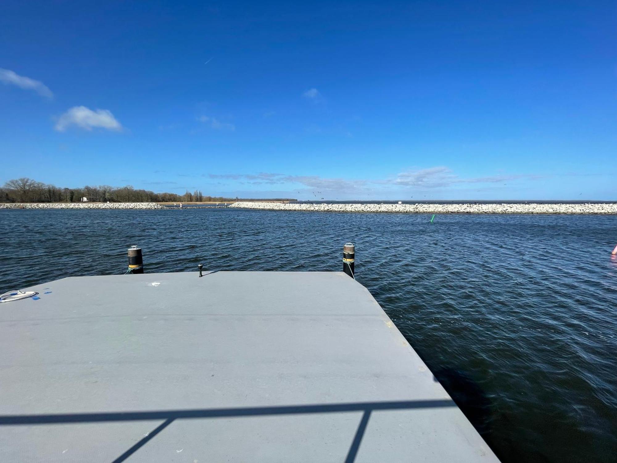 Hausboot Fjord Baltica Mit Dachterrasse In Barth Hotel Екстериор снимка